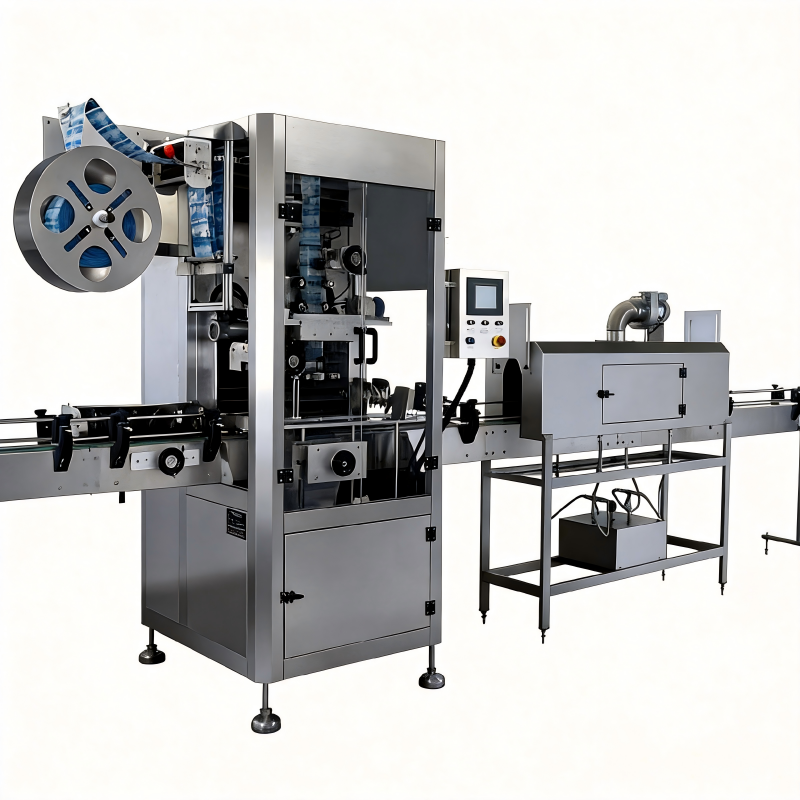 Sleeving labeling unscrambler coding machine