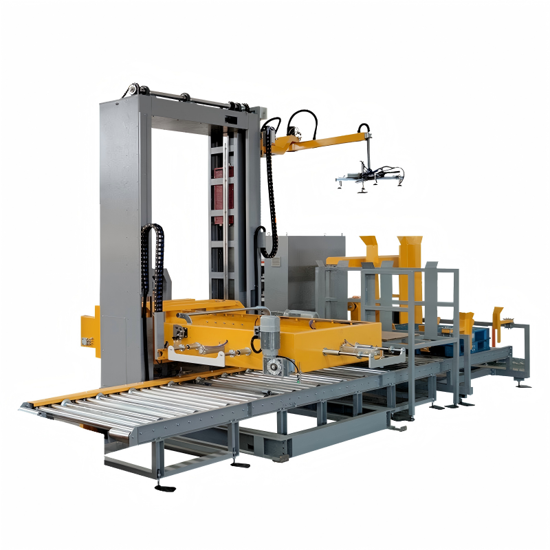 Palletizing and wrapping equipment
